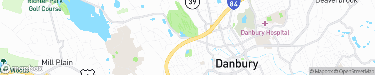 Danbury - map