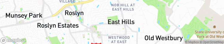 East Hills - map