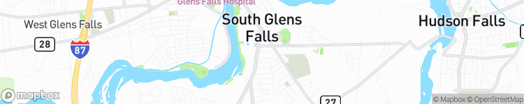 South Glens Falls - map