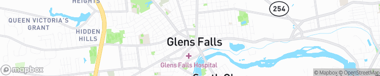 Glens Falls - map