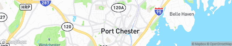 Port Chester - map
