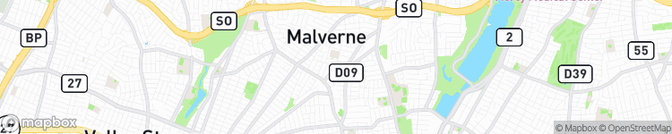 Malverne - map