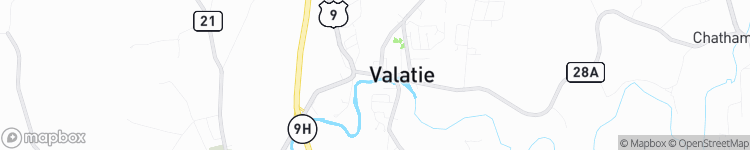 Valatie - map