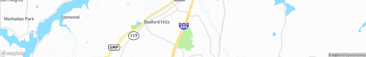 Weigh Station Bedford Hills SB - map