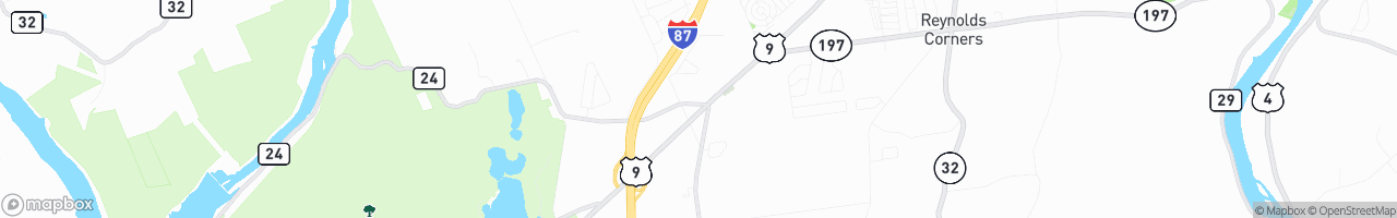 K C Truckstop - map