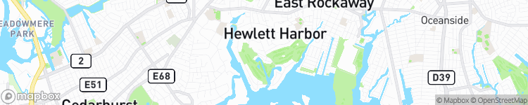 Hewlett Harbor - map