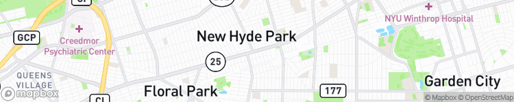 New Hyde Park - map