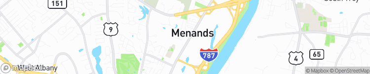 Menands - map