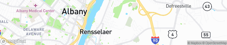 Rensselaer - map