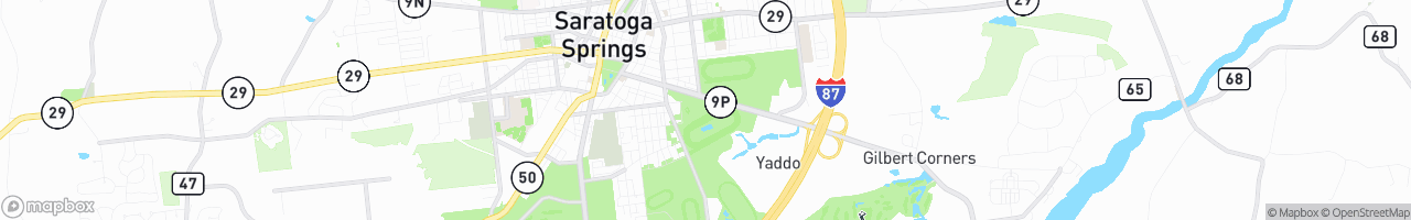 Saratoga Race Course - map