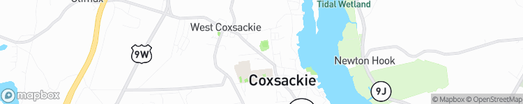 Coxsackie - map