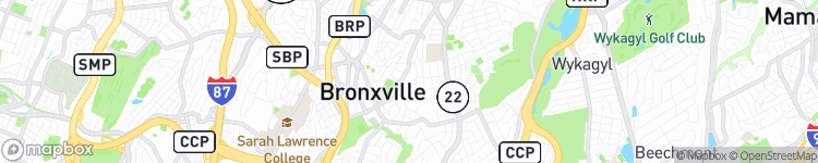 Bronxville - map