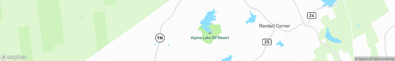 Alpine Lake Campground - map