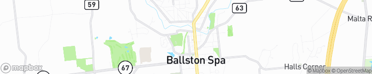 Ballston Spa - map