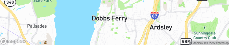 Dobbs Ferry - map