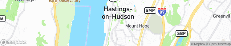 Hastings-on-Hudson - map