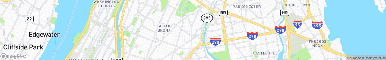 TruckMap | Bonao JR ashipping Cargo Express 1207 Hoe Ave New York NY 10459