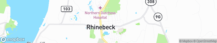 Rhinebeck - map