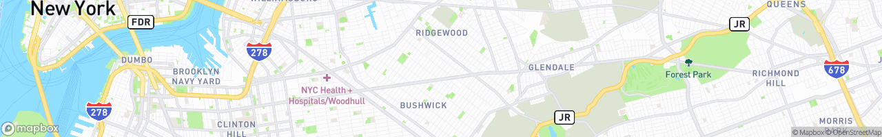 Williamsburg Pizza Bushwick - map