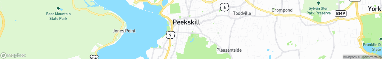Peekskill High School - map