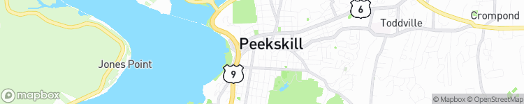 Peekskill - map