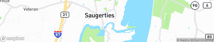 Saugerties - map