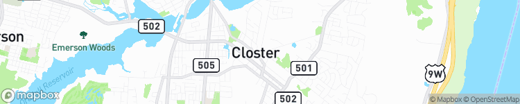 Closter - map