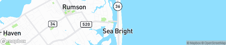 Sea Bright - map