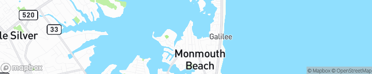 Monmouth Beach - map