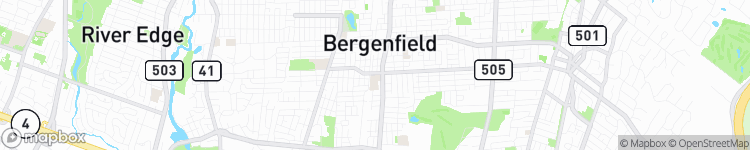 Bergenfield - map