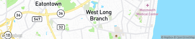 West Long Branch - map