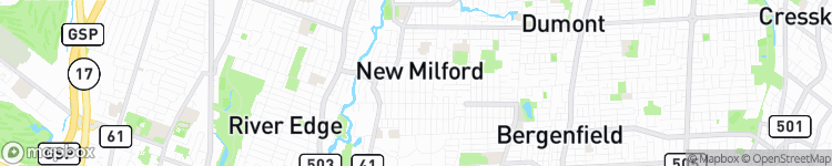 New Milford - map
