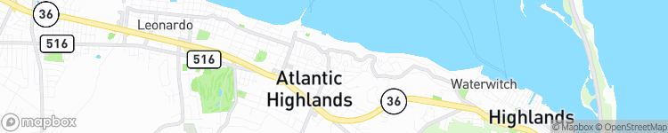 Atlantic Highlands - map