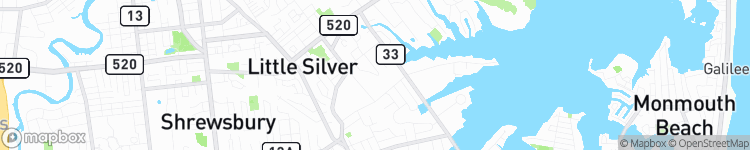 Little Silver - map