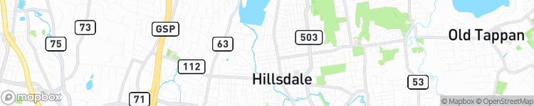 Hillsdale - map