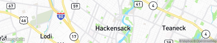 Hackensack - map