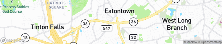 Eatontown - map