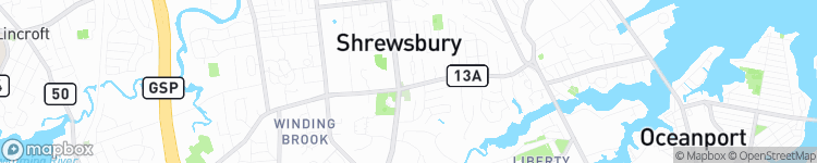 Shrewsbury - map