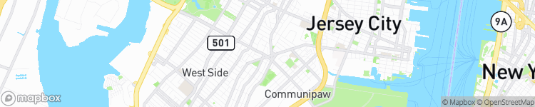 Jersey City - map