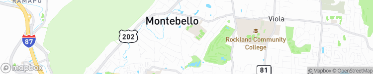Montebello - map