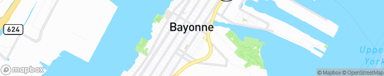Bayonne - map