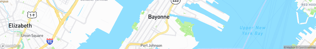 City Line Bayonne - map