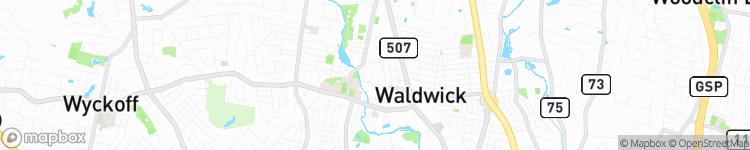Waldwick - map