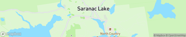 Saranac Lake - map
