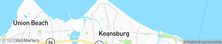 Keansburg - map