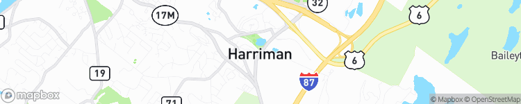 Harriman - map