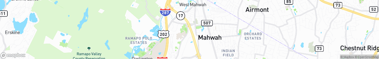 Mahwah Truck Stop - map