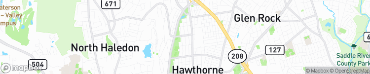 Hawthorne - map