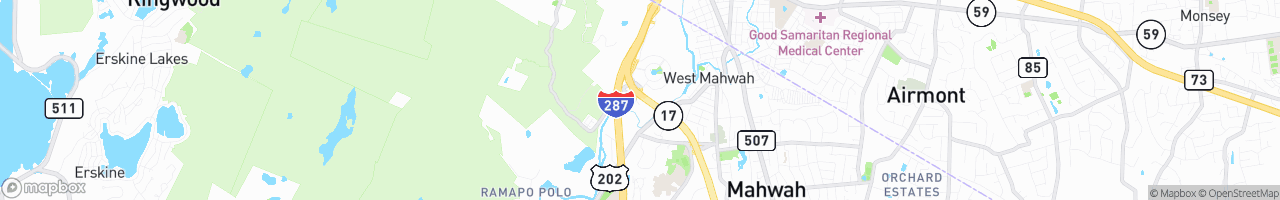 Kings Mahwah Truck Stop - map