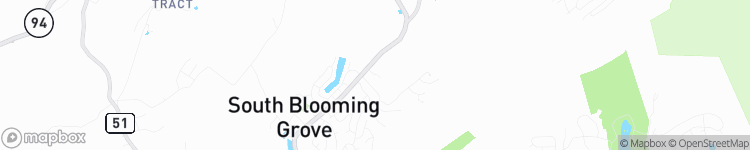 South Blooming Grove - map